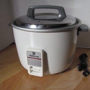 Vintage National Rice O Mat Model SR-W15N Cooker Steamer 8 Cup